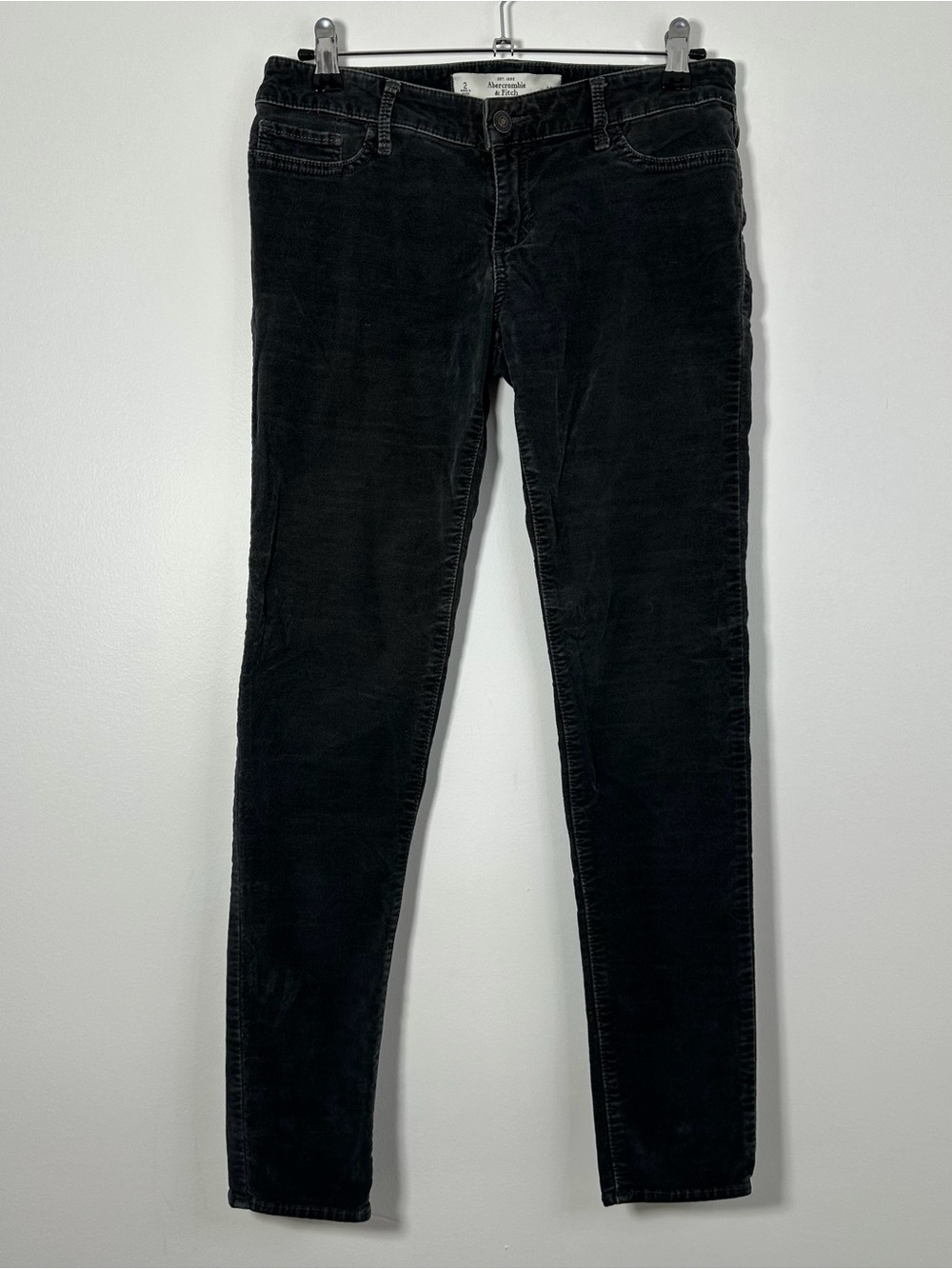 Abercrombie Women’s Size 2 W26 Black Skinny Jeans Stretch Denim